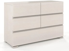 Komoda drewniana z szufladami Narcyx 4S - Biały mat