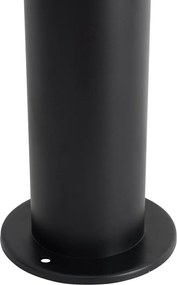 Nowoczesna lampa zewnętrzna czarna 80 cm IP44 z LED - Roxy