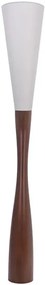 Orzechowo-szara nowoczesna lampa stojąca do biura - 20X S231 L9-T26