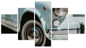 Obraz - Fiat retro samochód (125x70 cm)