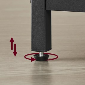 Stolik kawowy TAYLOR ARTISAN z wysuwaną deską 100x50 cm