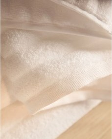 Biały bawełniany ręcznik frotte 50x90 cm Navira – Kave Home