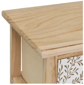 Wysoka komoda z litego drewna paulowni 34x61 cm – Casa Selección