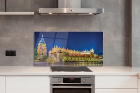 Panel Szklany Nocne Sukiennice w Krakowie