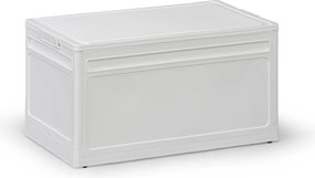 Duży składany regałowy pojemnik XXL 94 l, 660x400x358 mm, biały