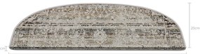 Beżowe dywaniki na schody zestaw 16 szt. 20x65 cm Cottage Warmth – Vitaus