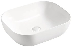 COMAD UM-6254 SMILE 50 DP - Umywalka nablatowa SMILE 50x40 cm ceramika/biała poł