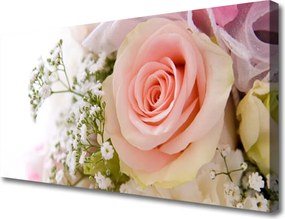 Duży obraz na płótnie Królewskie Róże w Ogrodzie