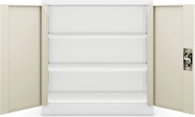 Szafka biurowa Eco Design Beata 90x40x93 cm biały/dąb sonoma