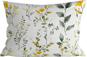 Poszewka na poduszkę z mikrofibry CITRUS GARDEN 70x90 cm, biała