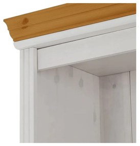 Biały regał z litego drewna sosnowego 370x223 cm Anita – Støraa