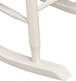 Fotel bujany Henry white