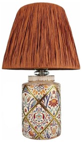 Lampa stołowa RAMZES 1xE27/40W/230V rafia