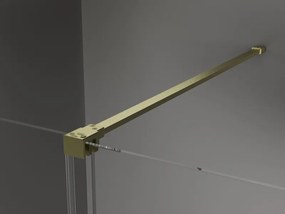 Mexen Velar drzwi prysznicowe rozsuwane 110 cm, transparent, złote szczotkowane - 871-110-000-01-55