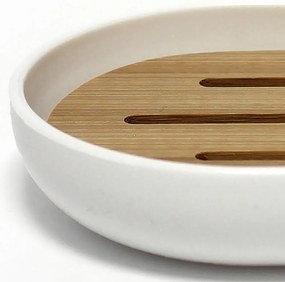 Biała plastikowa mydelniczka Smart – douceur d'intérieur