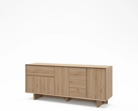 Komoda w dekorze dębu w naturalnym kolorze 180x76x45 cm Carpi – Marckeric