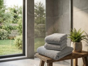 Ręcznik kąpielowy NORIELLE 70x140 cm jasnoszary, 100% bawełna