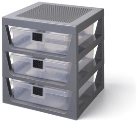 Szary organizer z 3 szufladami Storage - LEGO®