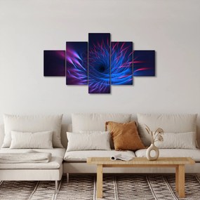 Obraz - abstrakcja kwiatu (125x70 cm)