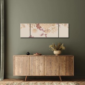 Obraz - Vintage kwiaty i motyle (170x50 cm)