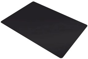 Czarna plastikowa mata pod krzesło 100 x 140 cm