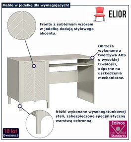 Biurko z szafką kaszmir A4-F98