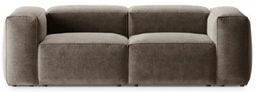 Brązowa sofa 224 cm Bergamo – Cosmopolitan Design