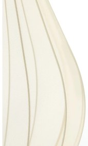 Beżowa lampa wisząca z tekstylnym kloszem ø 38 cm Itela – Light &amp; Living