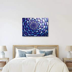 Obraz na szkle - struktura latającego balonu (70x50 cm)