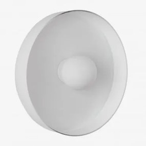 Kinkiet Ścienny Jaxal Biała & Ø35 Cm - Sklum