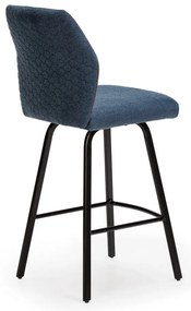 Jasnoniebieskie hokery zestaw 4 szt. 65 cm Bei – Marckeric