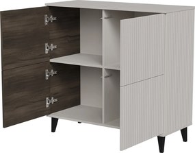 Komoda z ryflowanym frontem Random 2 KM-2 Halmar