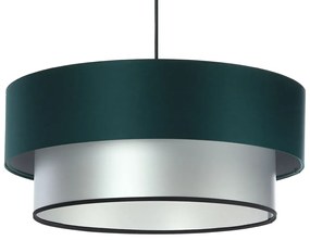 Srebrno-zielona nowoczesna lampa wisząca - S417 M9-H41