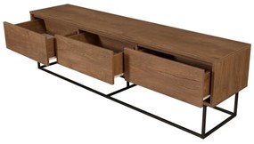 Szafka pod TV w dekorze orzecha 180x50 cm Rodez – Kalune Design