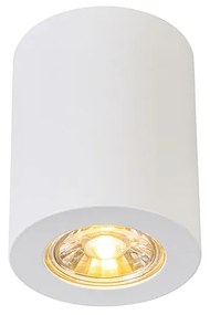 Nowoczesny reflektor biały 7,5 cm - TubaDesignerski Oswietlenie wewnetrzne