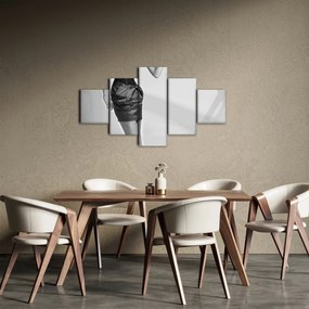 Obraz - Kobieta w krótkiej sukience (125x70 cm)