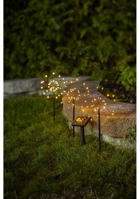 Zestaw 3 ogrodowych lamp solarnych LED Star Trading Firework, wys. 40 cm