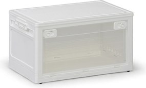 Duży składany regałowy pojemnik XL 62 l, 558x360x310 mm, biały