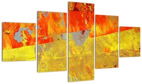 Obraz abstrakcji - malarstwo (125x70 cm)