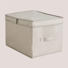 Pudełko Organizacyjne Z Pokrywką Tarinna Beige - Sklum