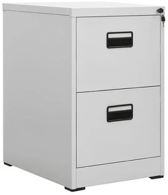 Jasnoszary zamykany kontenerek biurowy L7-B11