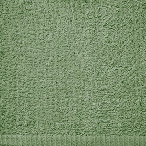 Zielony bawełniany ręcznik szybkoschnący frotte 50x85 cm Quick Dry – Catherine Lansfield