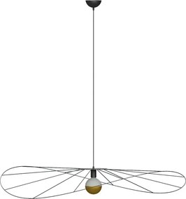 Czarna industrialna lampa wisząca druciana 140 cm Z9-G36