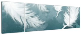 Obraz - Białe pióro (170x50 cm)