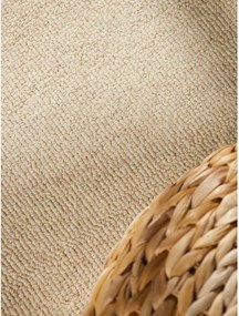 Beżowy wełniany dywan tkany ręcznie 200x290 cm Puristic Knots – Elle Decoration