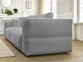 Szara rozkładana sofa ze schowkiem 265 cm Ezechiel – Bobochic Paris