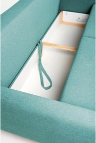 Turkusowa sofa rozkładana Bonami Selection Pop