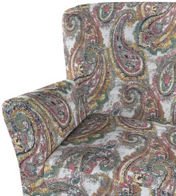 Pokrowiec na fotel Tomelilla wysoki z zakładkami