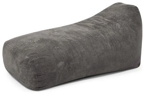Ciemnoszary sztruksowy worek do siedzenia Snug Long 140 – SLOWDOWN