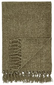 Koc z szenilu w kolorze khaki 130x170 cm Wilson – Catherine Lansfield